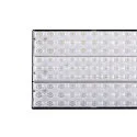 SLV 3-phase spot SIGHT PANEL DALI square, rotatable, DALI controllable IP20, black dimmable