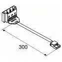 SLV plug-in connector RETRO CON 3P002 3-pole, white