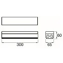 SLV light strip system feeder EASYLIGHT FEED IN BOX (FIB) 300 5 25 WH 5-pole, switchable, white, traffic white