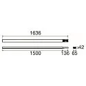 SLV light strip system connector EASYLIGHT BC 1500 5 25 WH ON-OFF 5-pole, with cover, white, traffic white