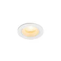 ceiling recessed luminaire NUMINOS® XS round, suitable for VDU workstation IP20, white, lacquered dimmable