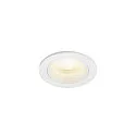 ceiling recessed luminaire NUMINOS® XS round, suitable for VDU workstation IP20, white, lacquered dimmable
