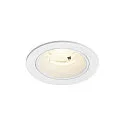ceiling recessed luminaire NUMINOS® S round, suitable for VDU workstation IP20, white, lacquered dimmable