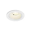 ceiling recessed luminaire NUMINOS® S round, suitable for VDU workstation IP20, white, lacquered dimmable