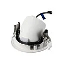 SLV ceiling recessed luminaire NUMINOS® GIMBLE M suitable for VDU workstation IP20, white, lacquered dimmable