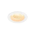ceiling recessed luminaire NUMINOS® M round, suitable for VDU workstation IP20, white, lacquered dimmable