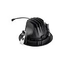 SLV ceiling recessed luminaire NUMINOS® MOVE L round, suitable for VDU workstation IP20, black, white, lacquered dimmable