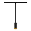 1-phase pendant luminaire ASTO TUBE with lamp socket GU10 IP20, black