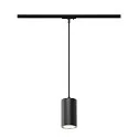 1-phase pendant luminaire ASTO TUBE with lamp socket GU10 IP20, black