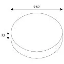lens KALU 2.0 mechanical, partly satined