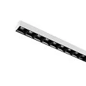 SLV 3-phase spot SIGHT EVO SINGLE 600 DALI 2 1-fold, square, DALI controllable, UGR < 19, with grid IP20, black dimmable