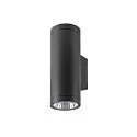 SLV outdoor wall luminaire HELIA PRO L SINGLE 1 flame, cylindrical, DALI controllable, impact resistant IP65, anthracite
