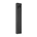 outdoor floor lamp QUAD PRO 90 square, DALI controllable, impact resistant, sea-air resistant IP65, anthracite dimmable