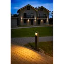 outdoor floor lamp QUAD PRO 90 square, DALI controllable, impact resistant, sea-air resistant IP65, anthracite dimmable