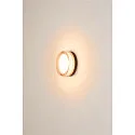 SLV wall and ceiling luminaire CYFT XL IP65, black, lacquered dimmable