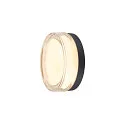 SLV wall and ceiling luminaire CYFT XL IP65, black, lacquered dimmable