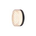 SLV wall and ceiling luminaire CYFT WAVE XL IP65, black, lacquered dimmable