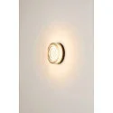 SLV wall and ceiling luminaire CYFT WAVE XL IP65, black, lacquered dimmable