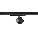 SLV 3-phase spot KALU 2.0 PHASE cylindrical, UGR < 19, cardanic swivelling IP20, black dimmable