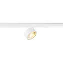 3-phase spot KALU 2.0 DALI cylindrical, DALI controllable, UGR < 19, cardanic swivelling IP20, white dimmable