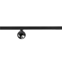 SLV 1-phase spot DYSKO 1PH PHASE 2700K adjustable, ball shaped IP20, black dimmable