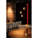 1-phase pendant luminaire DYSKO down, ball shaped IP20