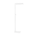 SLV floor lamp WORKLIGHT EASY FL with switch, suitable for VDU workstation, white dimmable