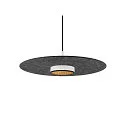 SLV lamp shade GRIP! FLAT, anthracite