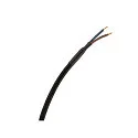 SLV pendant luminaire FITU PD RIBBED E27 IP20, black dimmable