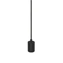 SLV pendant luminaire FITU PD RIBBED E27 IP20, black dimmable
