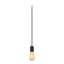 SLV pendant luminaire FITU PD RIBBED E27 IP20, black dimmable