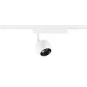 SLV 1-phase spot LIGHT EYE® 2.0 switchable, cardanic swivelling, ball shaped IP20, white matt 