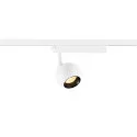 1-phase spot LIGHT EYE® 2.0 switchable, cardanic swivelling, ball shaped IP20, white matt 