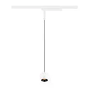 1-phase pendant luminaire LIGHT EYE® 2.0 down, switchable, ball shaped IP20, white matt 