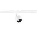 SLV track spot LIGHT EYE® 2.0 round IP20, black, white, lacquered dimmable