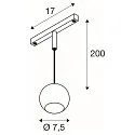 SLV pendant luminaire LIGHT EYE® 2.0 IP20, black dimmable