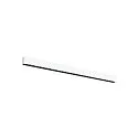 SLV ceiling luminaire GLENOS® PRO UGR < 19, suitable for VDU workstation IP20, black, white, lacquered dimmable