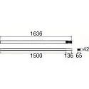 SLV light strip system cover EASYLIGHT BC 1500 5 25 BK 5-pole, black