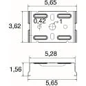 SLV light strip system ceiling mounting EASYLIGHT SCF M10 BK, black