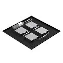 SLV LED panel PAVANNO 625 UGR < 19, suitable for VDU workstation, 18W 2850lm 3000|4000K 45° CRI 80-89