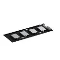 SLV LED panel PAVANNO 1200/300 UGR < 19, suitable for VDU workstation, 18W 2850lm 3000|4000K 45° CRI 80-89