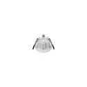 SLV ceiling recessed luminaire DOWNLIGHT P 84 DALI rigid, DALI controllable, impact resistant, wired through IP54, white dimmable