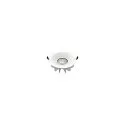 ceiling recessed luminaire DOWNLIGHT P 230 ON-OFF rigid, impact resistant, multipower, wired through IP54, white 
