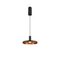 pendant luminaire LALU® SET PLATE 22 IP20, black dimmable