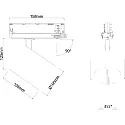 SLV 3-phase spot TRACKSPOT V swivelling, suitable for VDU workstation IP20, white 