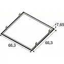 SLV mounting frame PANEL P | PAVANNO, white