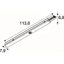 emergency light EASYLIGHT 1000 round IP20, white 