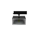 3-phase spot TRACKSPOT P swivelling IP20, black dimmable