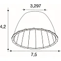 SLV reflector for EASYLIGHT, silver