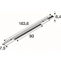 SLV 3-phase track EASYLIGHT, black